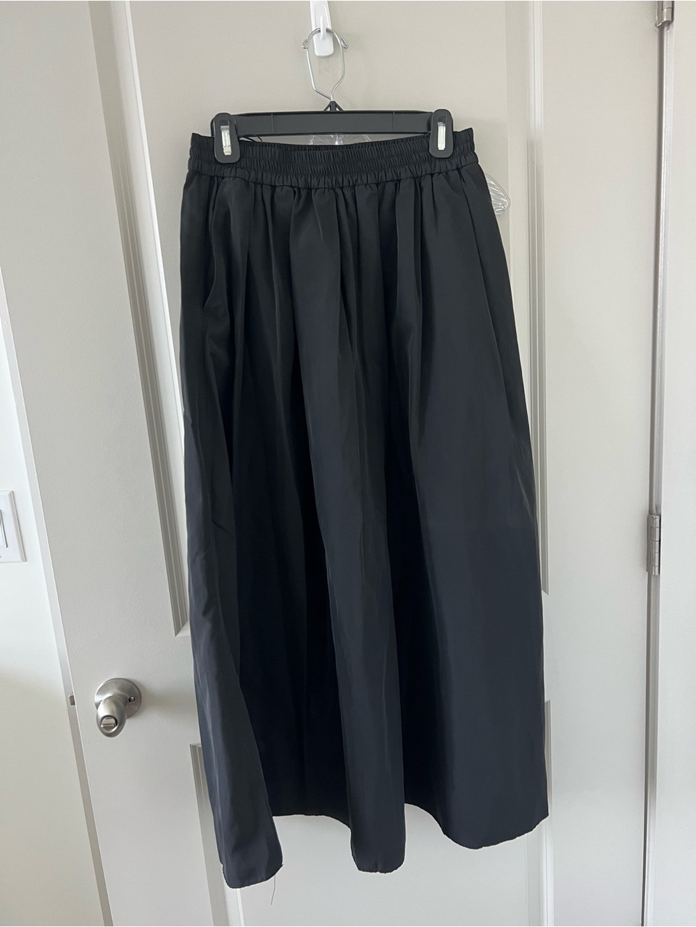 Zara Black Maxi Skirt with Elastic Waist